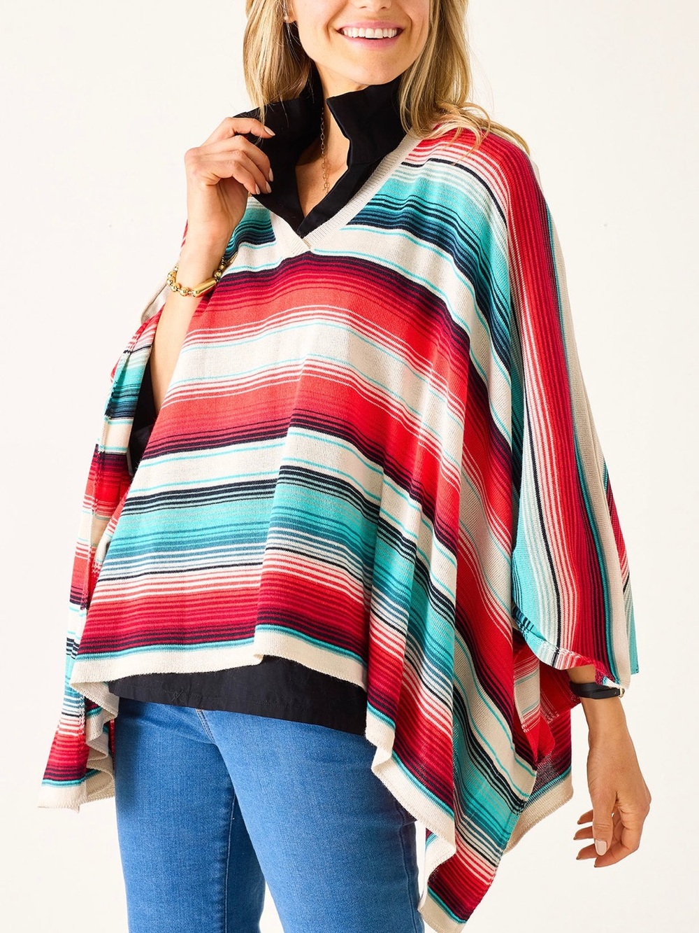 Mersea One Size Avalon Poncho Aztec Tribal Beachwear